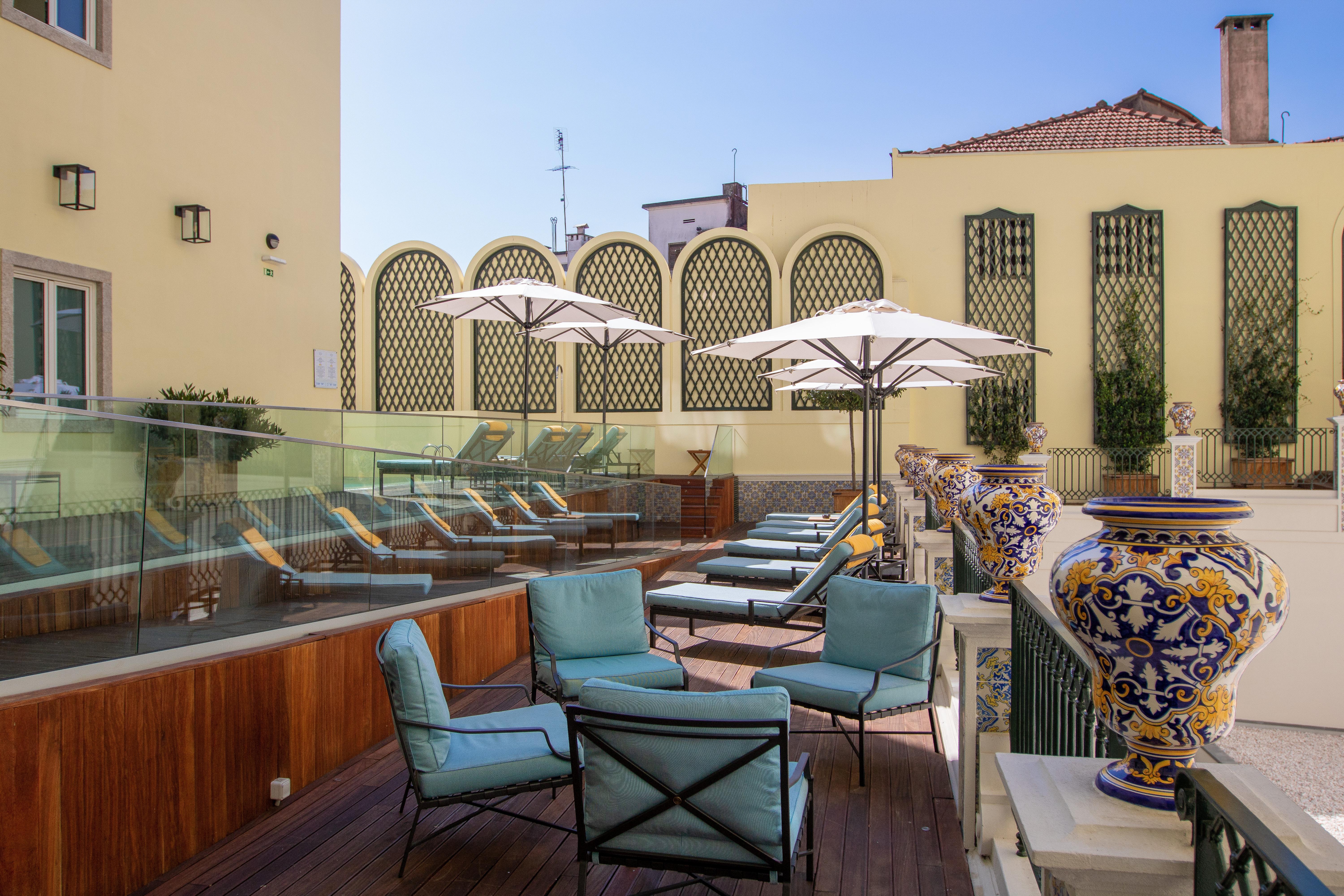 إنفانت ساجريه -فندق لاكشري هيستوريك بورتو المظهر الخارجي الصورة Rooftop terrace